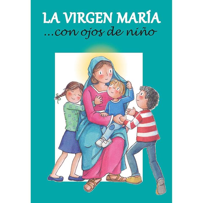 VIRGEN MARIA CON OJOS DE NIÑO
