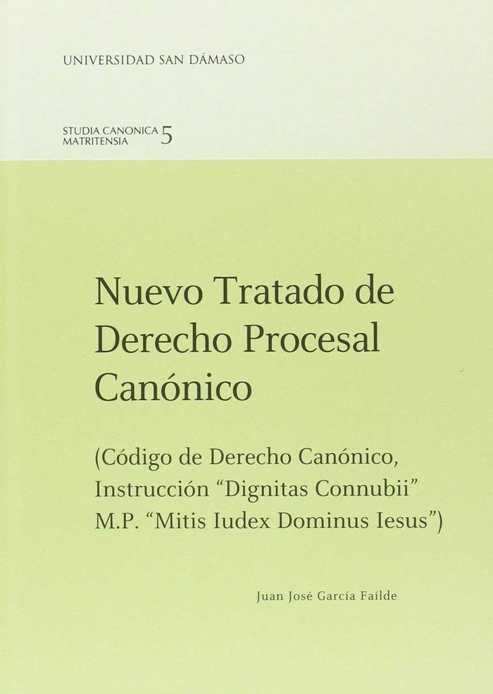 NUEVO TRATADO DE DERECHO PROCESAL CANONICO.