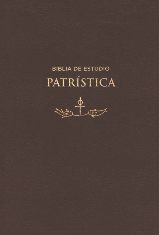 BIBLIA DE ESTUDIO PATRÍSTICA ; PIEL MARRÓN ESTUCHE