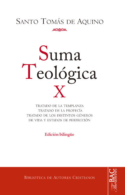 SUMA TEOLOGICA. X EDICION BILINGUE