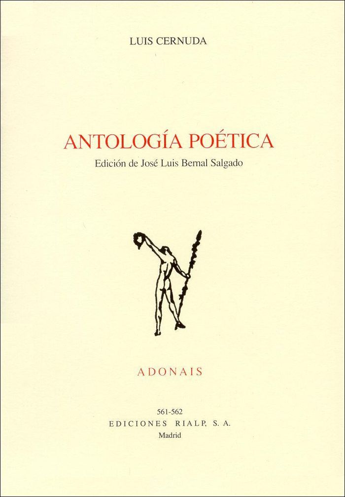 ANTOLOGIA POETICA. LUIS CERNUDA