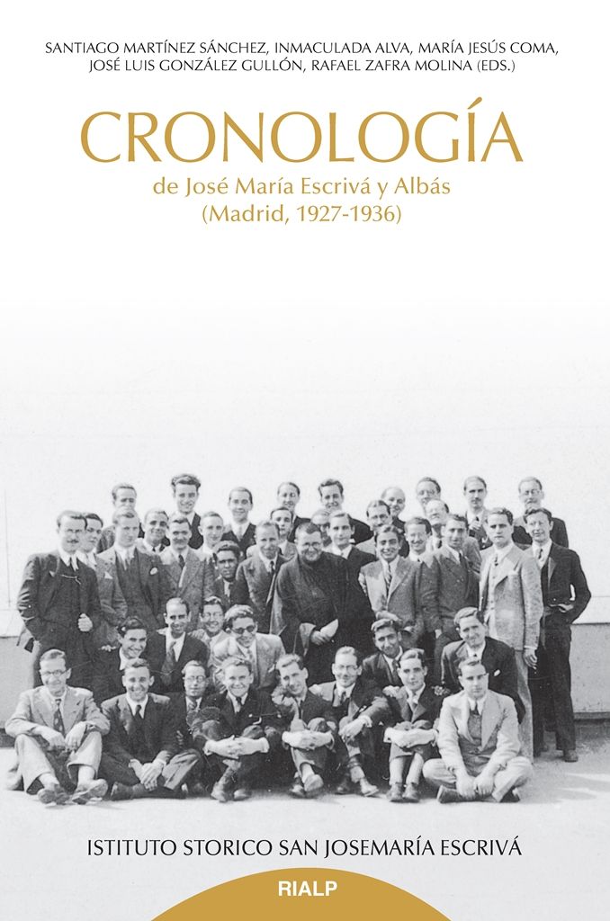 CRONOLOGIA DE JOSE MARIA ESCRIVA Y ALBAS