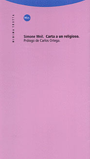 CARTA A UN RELIGIOSO. SIMONE WEIL