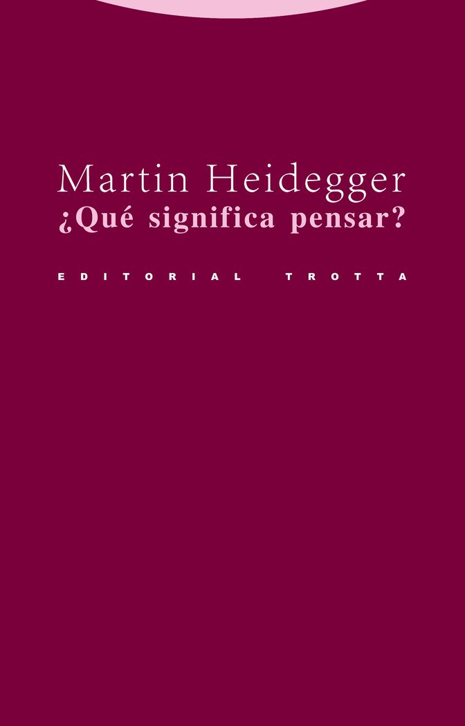 QUE SIGNIFICA PENSAR ?