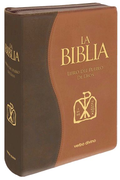 BIBLIA. (DOS TONOS). CREMALLERA. LIBRO DEL PUEBLO DE DIOS